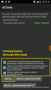 setting gltools root