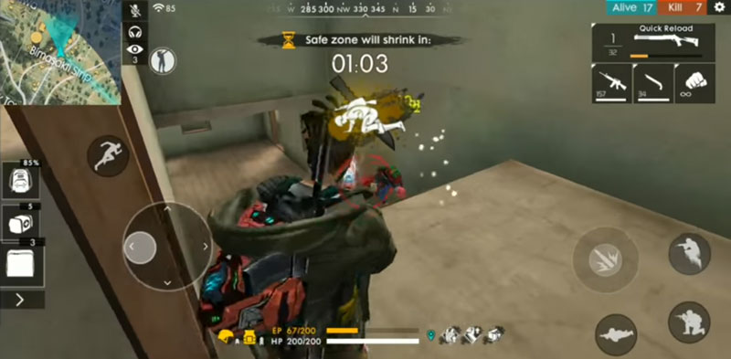 trik shotgun di free fire