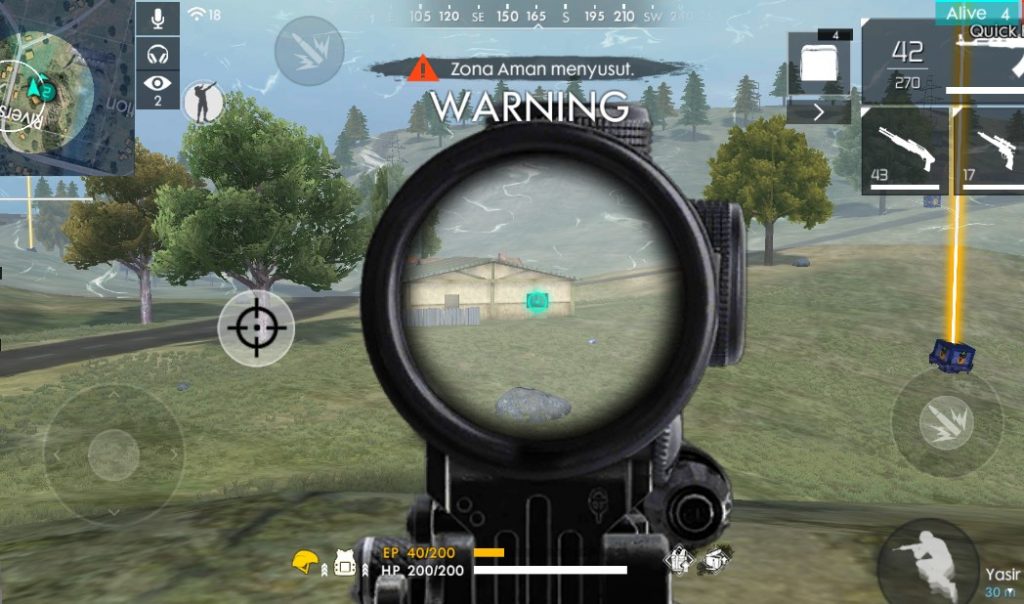 Main menggunakan 3 jari di free fire