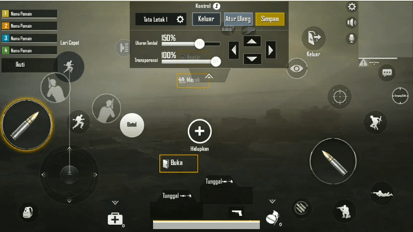 custom hud pubg 2 jari