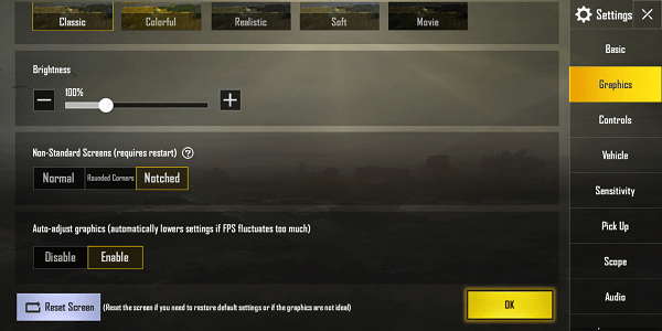 memperluas layar pubg 