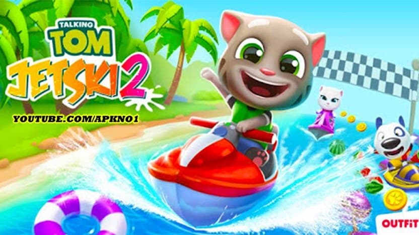 talking tom jetski