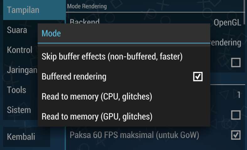 mengatasi black screen ppsspp