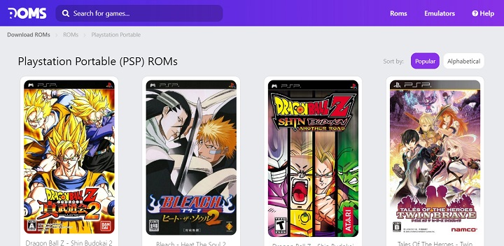Download ROMS situs download game PSP
