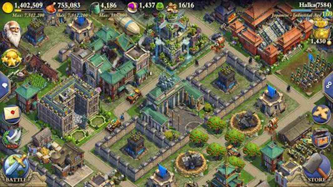 game online perang android