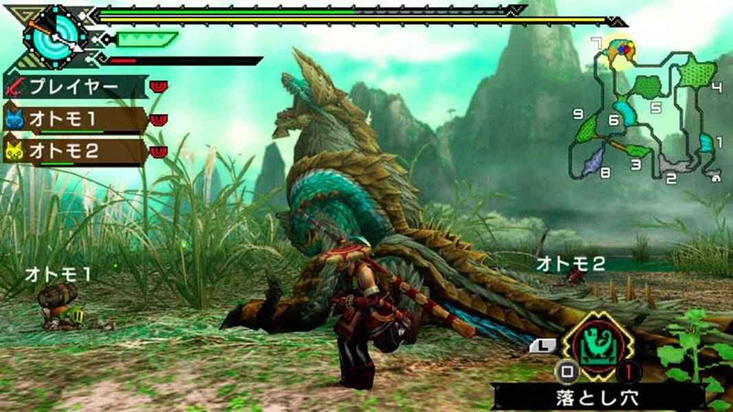 game Monster Hunter Portable 3rd  psp