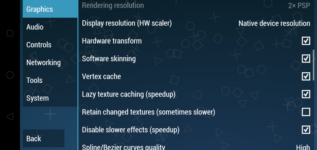 setting ppsspp anti lag