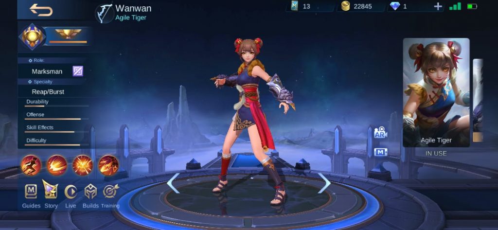 Wanwan meta hero mobile legends