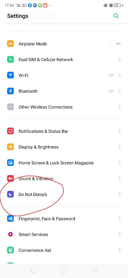 Do Not Distrub menghilangkan notifikasi saat main game