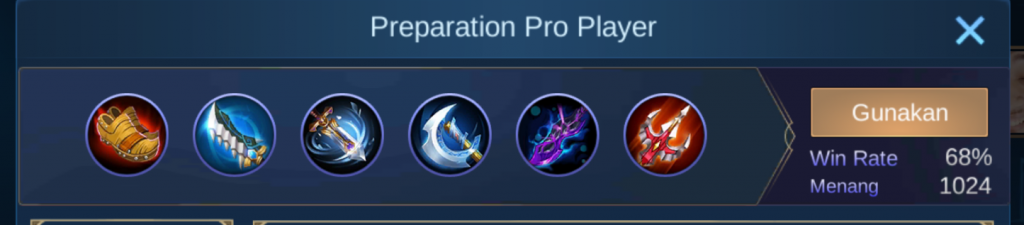 Build MM  hero carry terbaik