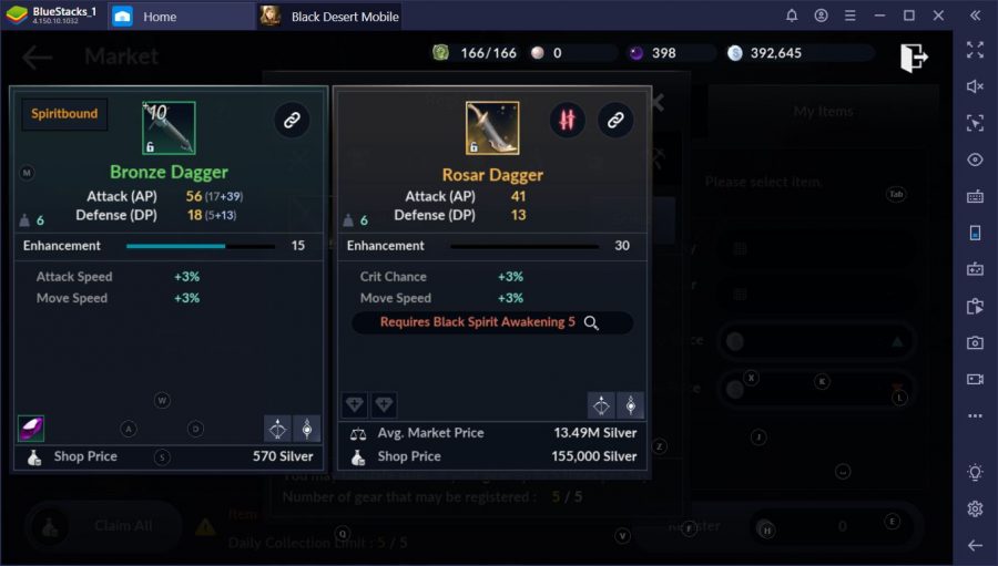 meningkatkan cp black desert mobile