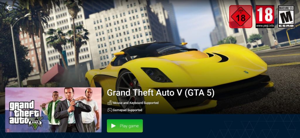 Cara Main GTA V di Android