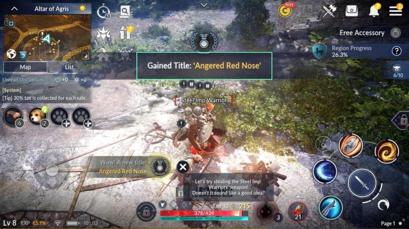 leveling black desert mobile