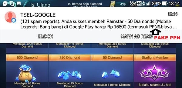 cara mengatasi error topup mobile legends