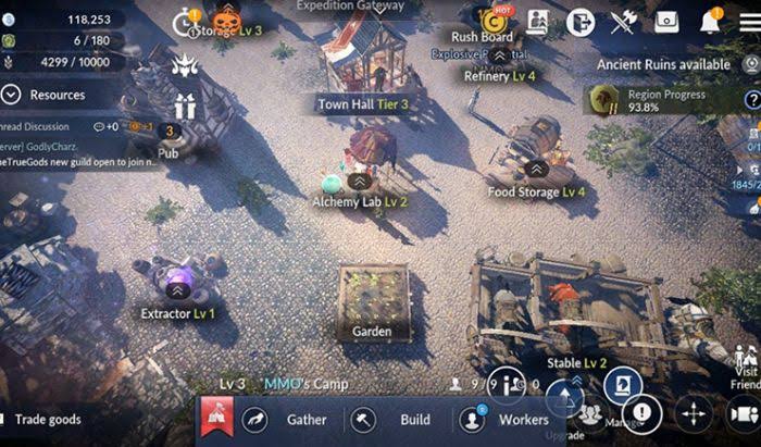leveling black desert mobile