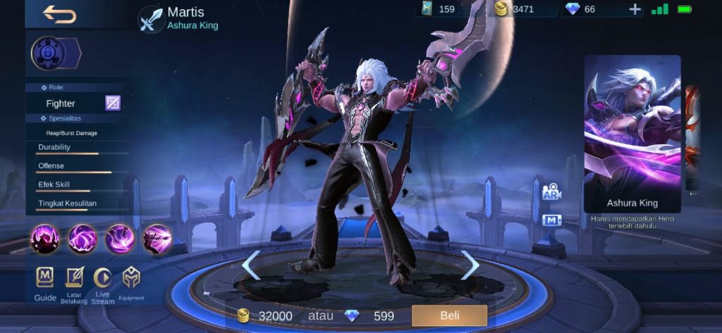 hero offlaner ml tersakit