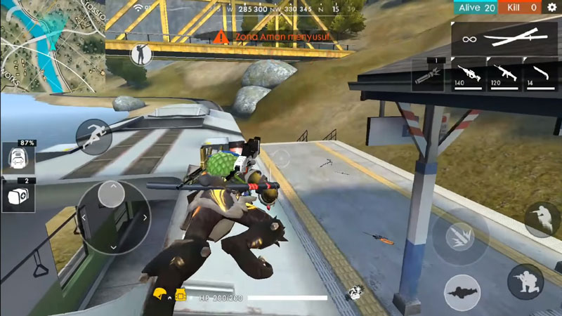 tempat camper free fire