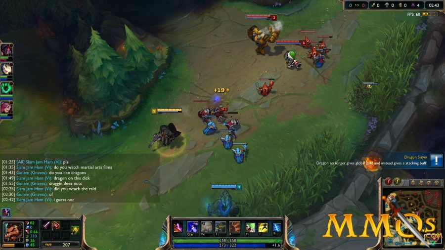 bermain league of legends midlaner offlaner