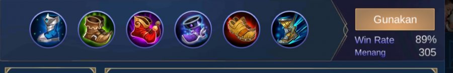 Build Valir Mage tersakit Mobile legends