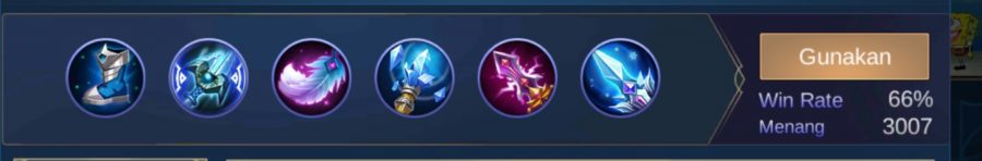 Build Zhask Mage tersakit Mobile legends