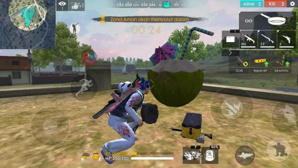 ngeloot di ff booyah