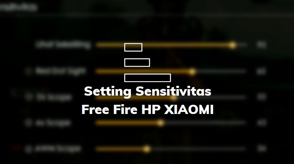 sensitivitas xiaomi auto headshot