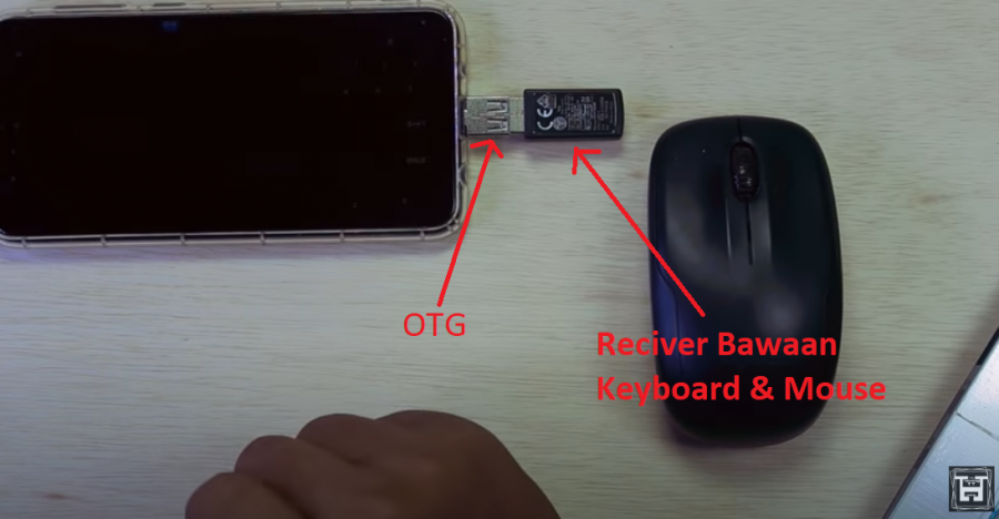 menghubungkan keyboard ke hp