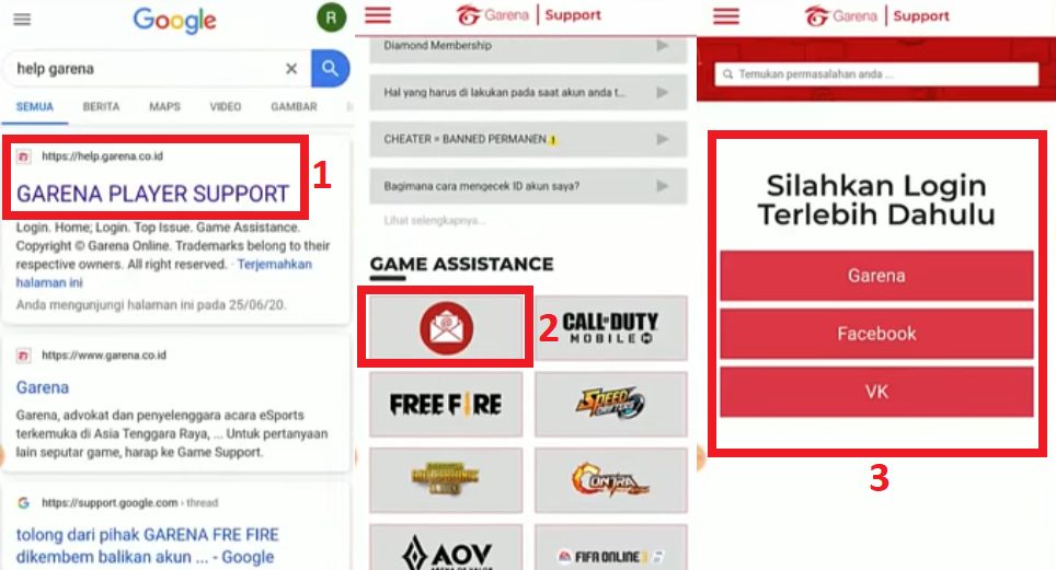 Mengatasi akun Free Fire di Banned tanpa root