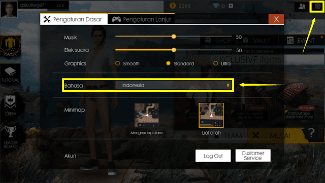 cara bermain ff pc