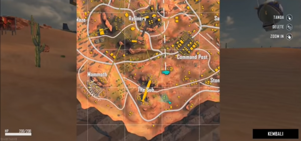 map kalhari free fire