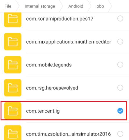 data obb pubg mobile