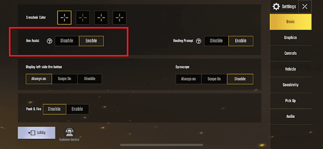 aim assist atau auto aim