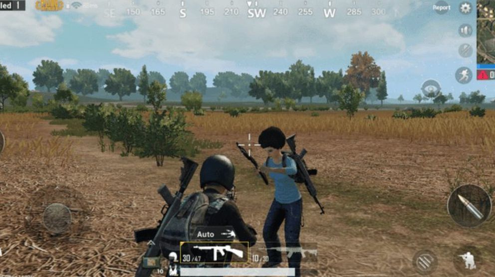 bot pubg lahan terbuka