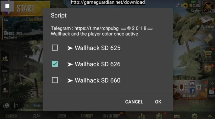wallhack sd 626
