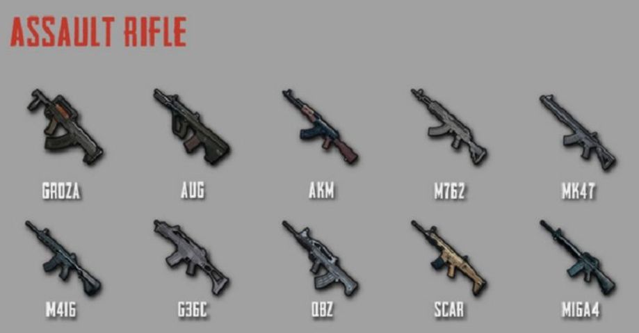 senjata ar pubg