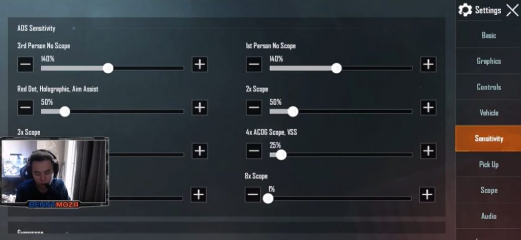sensitivitas pubgm