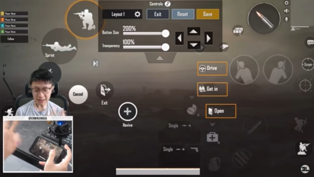 setting control pubg