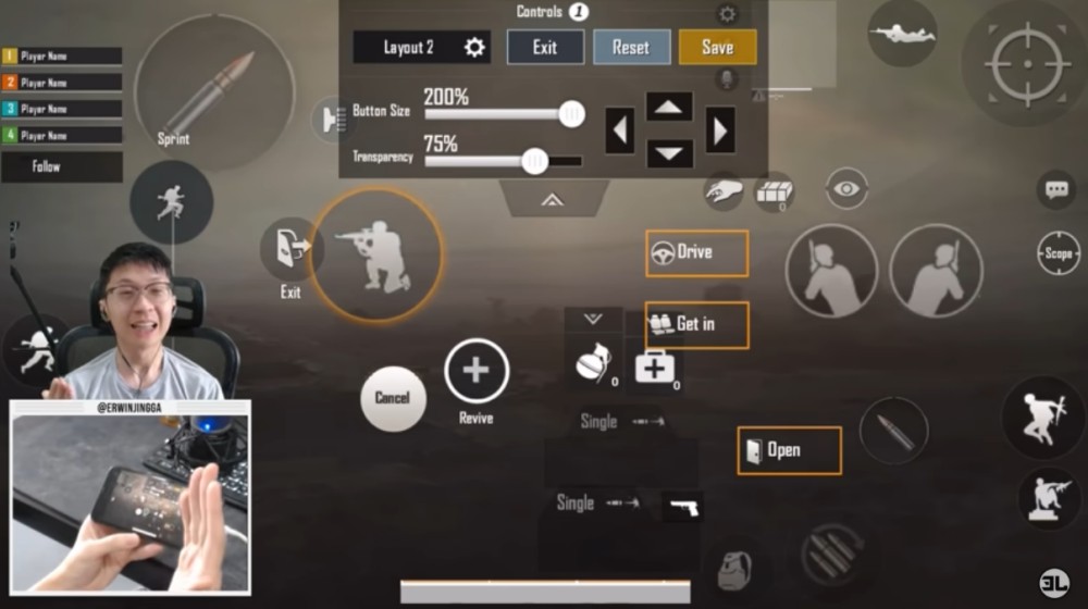 setting custom hud 5 jari ej gaming