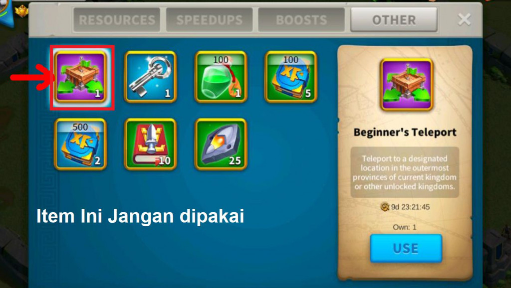 beginner teleport