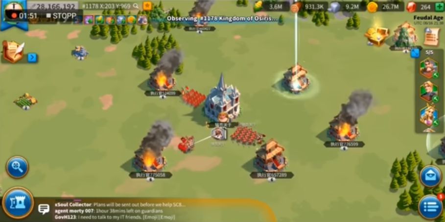 BOT rise of kingdom