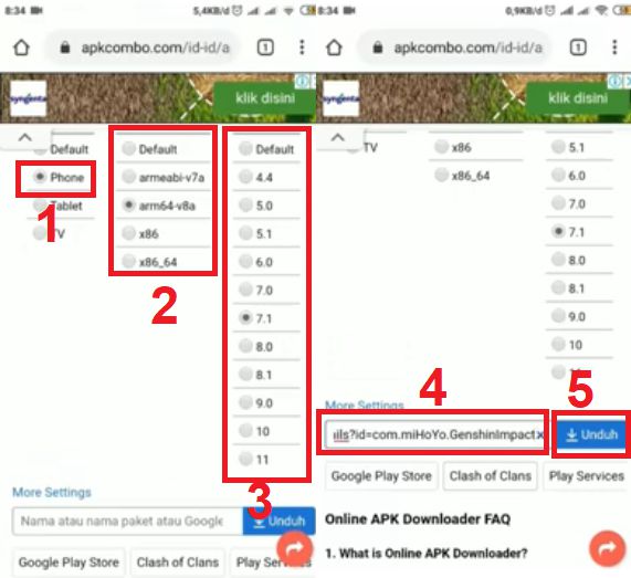Mengatasi Genshin Impact Android Tidak kompatibel