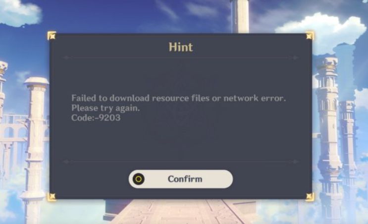 genshin impact stuck loading black screen, white screen, error