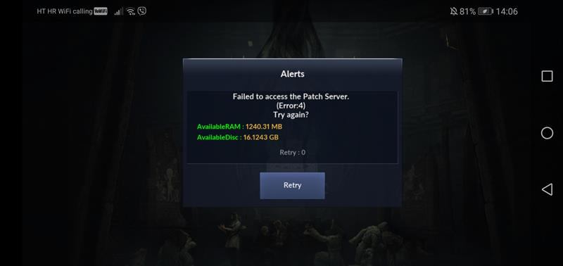 black desert mobile patch server error