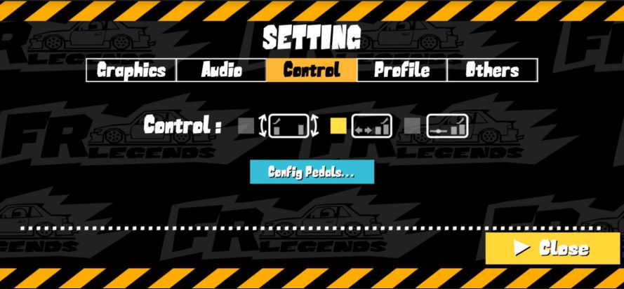 Setting Control FR legends