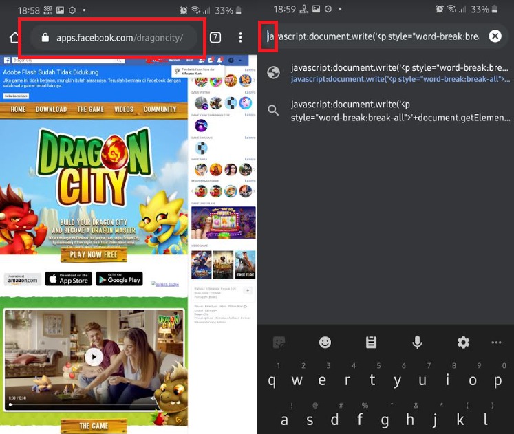 facebook dragon city