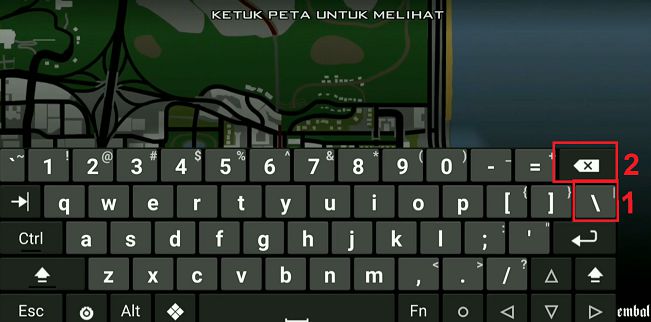 input code GTA SA android