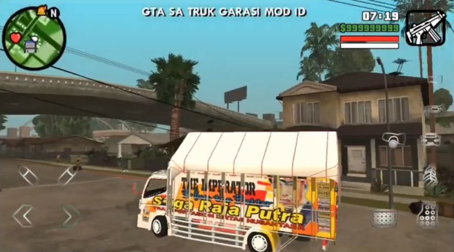 gta sa lite mod truck oleng