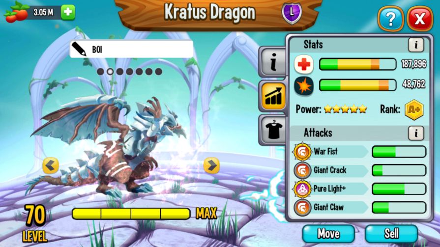 legendary dragon level max