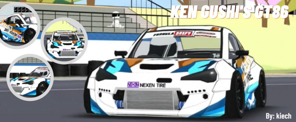 Gushi's GT86 Formula Drift livery