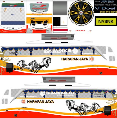 Download Livery Bus Bussid Harapan Jaya
